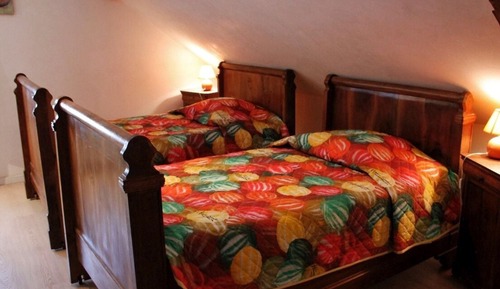 Dreibettzimmer, mit Bad (Chambre Sylvain)