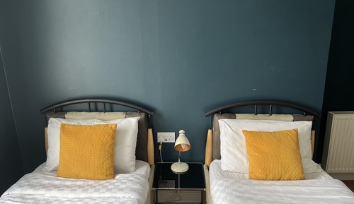 Zweibettzimmer, mit Bad, Meerblick