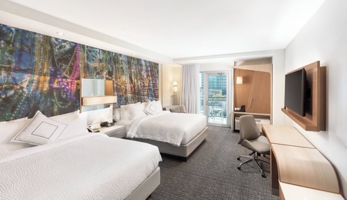 Zimmer, 2 Queen-Betten