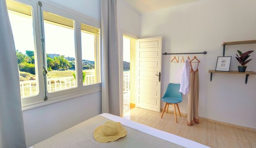 Doppelzimmer, Blick auf den Innenhof