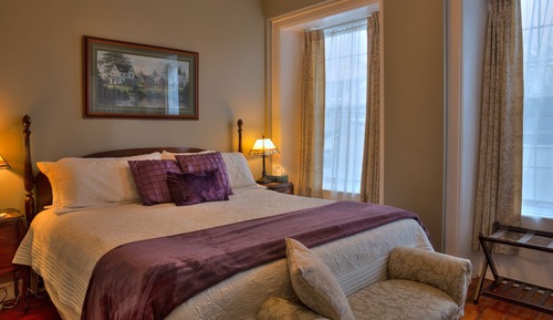 Luxury-Suite, 1 King-Bett, Kamin, Gartenblick