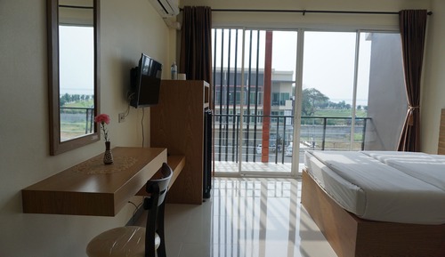 Standard-Doppelzimmer, 1 Doppelbett, Balkon, Flussblick