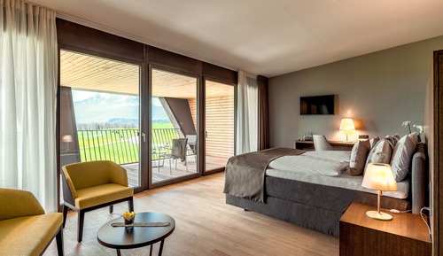 Deluxe-Doppelzimmer, Balkon, Bergblick