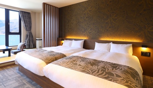 Zimmer, Nichtraucher (Western,w/ Tatami,LoungeAccess, Lower)