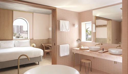 Deluxe-Suite, 1 King-Bett, Poolblick
