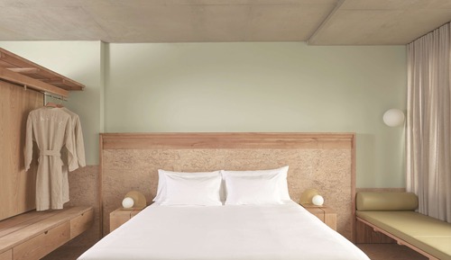Zimmer, 1 King-Bett, Stadtblick