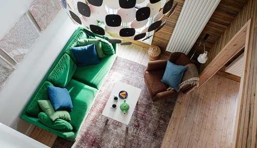 Grand-Studio, 2 Schlafzimmer, Seeblick (Split Level with Stairs)