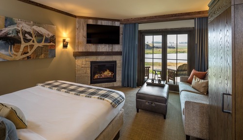 Zimmer, 1 King-Bett und Schlafsofa