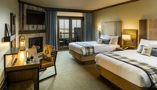 Zimmer, 2 Queen-Betten