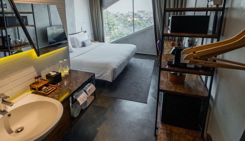 Superior-Doppel- oder -Zweibettzimmer