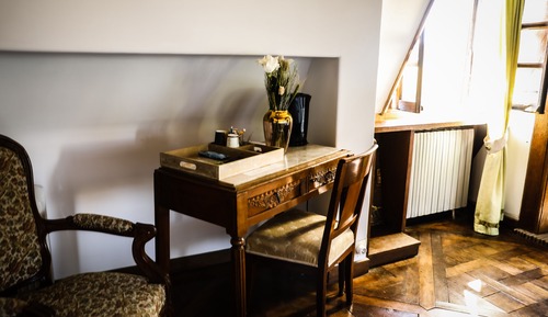 Doppelzimmer, eigenes Bad, Gartenblick