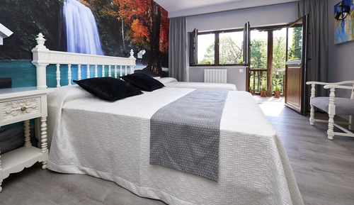 Dreibettzimmer, Terrasse