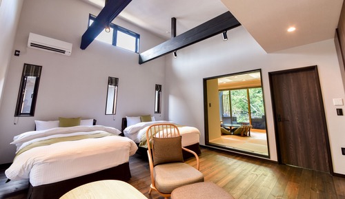 Executive-Vierbettzimmer, 2 Schlafzimmer, Nichtraucher (House, Sakura)