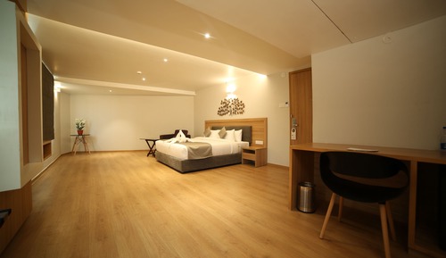 Junior-Zimmer, 1 Doppelbett, Stadtblick