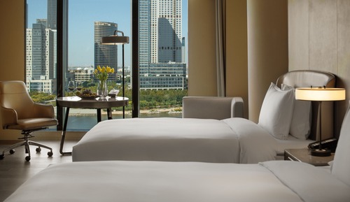 Premium-Zimmer, 2 Einzelbetten, Flussblick