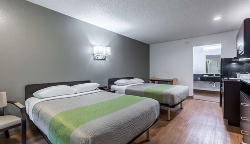 Standardzimmer, 2 Doppelbetten, Nichtraucher, Kochnische