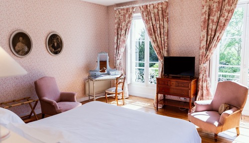 Superior-Doppelzimmer, mit Bad, Gartenblick