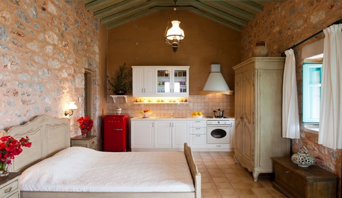 Studio, Balkon, Meerblick (Fireplace)
