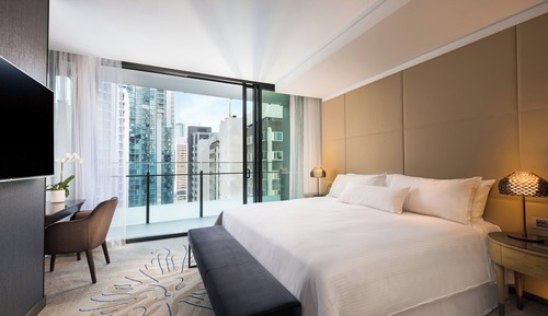 Club-Suite, 1 King-Bett, Nichtraucher, Stadtblick (Balcony)