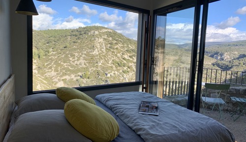 Panoramic-Ferienhaus, mit Bad, Gartenblick (L'ANNESQUE)