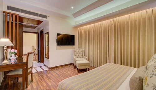 Junior-Suite, 1 King-Bett, barrierefrei