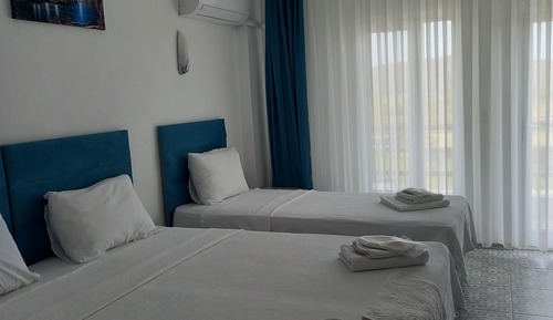 Luxury-Dreibettzimmer, Veranda, Meerblick