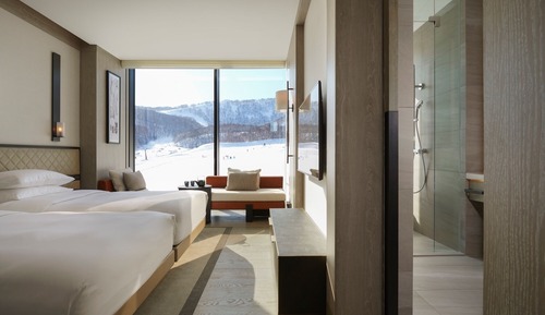 Zimmer, 2 Einzelbetten, Bergblick