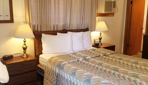 Standardzimmer, 1 Queen-Bett, Kühlschrank und Mikrowelle, Bergblick