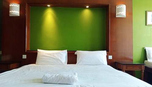 Deluxe-Chalet, eingeschränkter Meerblick