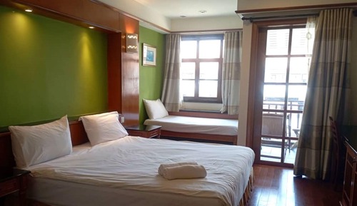 Deluxe-Chalet, eingeschränkter Meerblick