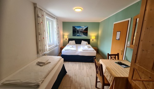 Business-Dreibettzimmer, Bergblick