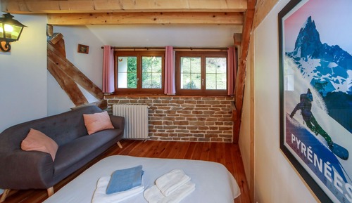 Comfort-Doppelzimmer, eigenes Bad, Bergblick (3 épis Gites de France)