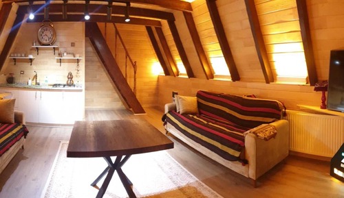 Deluxe-Bungalow, Mehrere Betten, barrierefrei, Bergblick