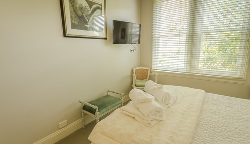 Deluxe-Doppelzimmer, mit Bad, Bergblick