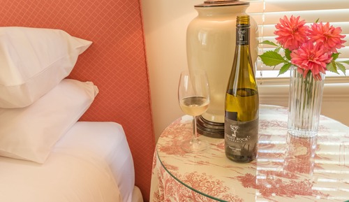 Deluxe-Doppelzimmer, mit Bad, Bergblick