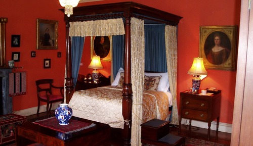 Superior-Doppelzimmer, mit Bad, Gartenblick (4-Poster Room)