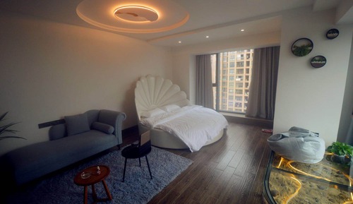 Club-Apartment, Stadtblick