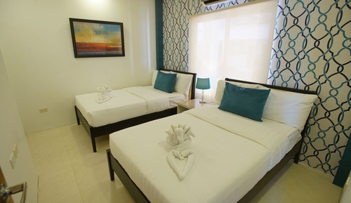 Familien-Suite, Poolblick