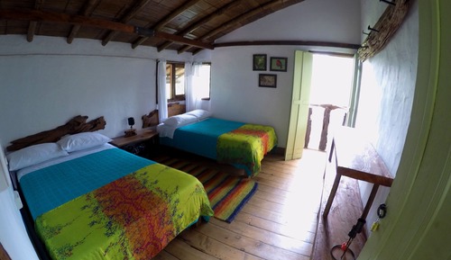 Traditional-Zweibettzimmer, Bergblick (Azulejo)
