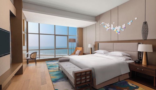 Suite, 1 Schlafzimmer, Zutritt zur Club Lounge, Meerblick