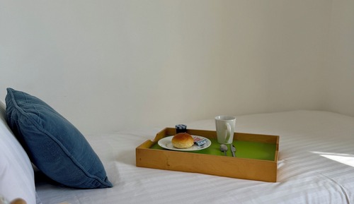 Comfort-Einzelzimmer, eigenes Bad, Stadtblick (Dombes)