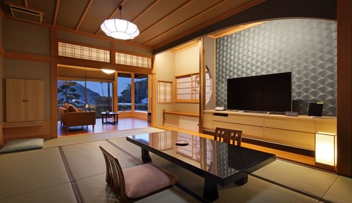 Traditional-Zimmer (Hinoki&Shigarakiyaki-Bath - Suigyoku)