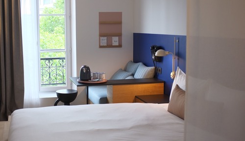 Doppel- oder Zweibettzimmer (Vue Bastille, no elevator)