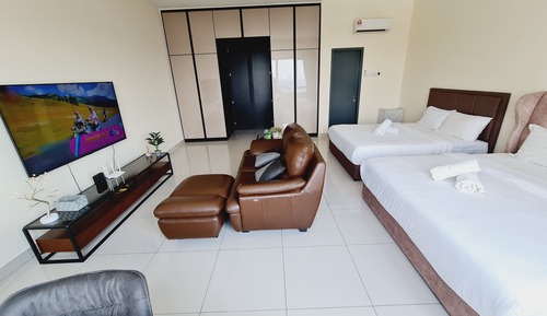 Deluxe-Studio, 2 Queen-Betten