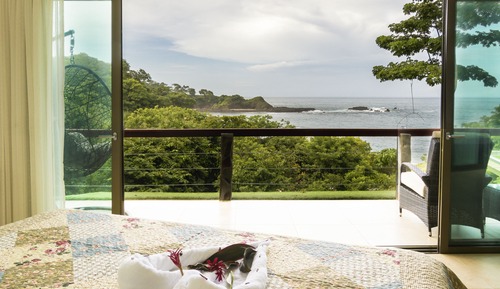 Panorama-Zimmer, 1 King-Bett, Buchtblick, Strandnähe