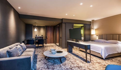 Studiosuite, 1 King-Bett, Eckzimmer