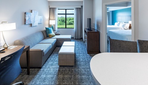 Suite, 1 Schlafzimmer, Küche, Poolblick