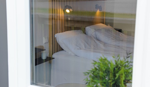 Panoramic-Doppel- oder -Zweibettzimmer, 1 Schlafzimmer, eigenes Bad, Strandblick