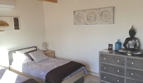 Comfort-Zweibettzimmer, 2 Einzelbetten, Poolzugang, Erdgeschoss