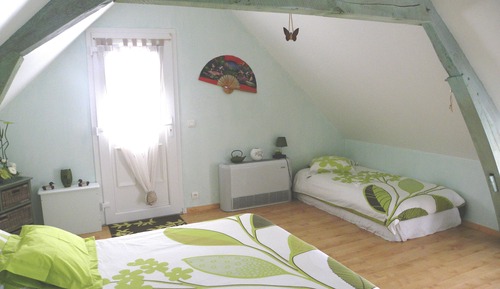 Standardzimmer, Balkon, Gartenblick